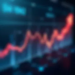 Graph showing a surge in website traffic