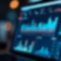 A detailed dashboard showcasing website analytics and performance metrics
