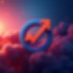 Creative logo design on a vibrant background