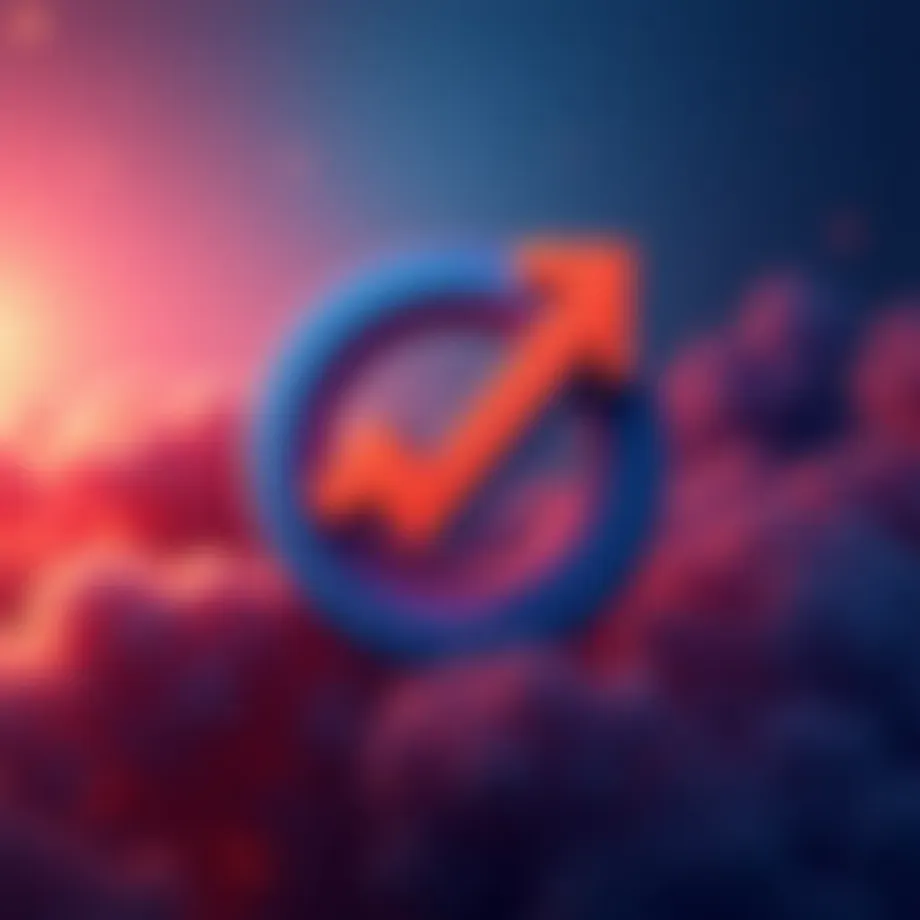 Creative logo design on a vibrant background