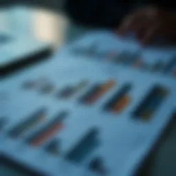 A detailed graph illustrating target audience demographics