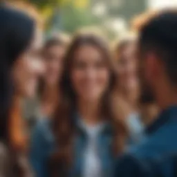 Illustration of diverse customer profiles showcasing various attributes