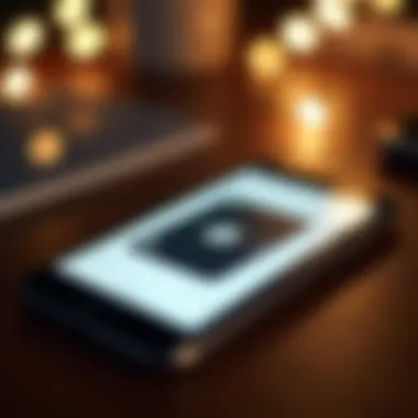 Digital Gift Card on Mobile Visual representation of a digital gift card on a smartphone