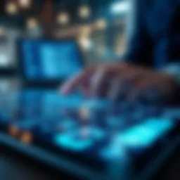 Dynamic interactive sales platform showcasing customer engagement features