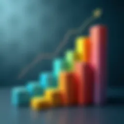 A vibrant growth chart symbolizing personal development