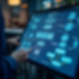 A detailed diagram showcasing various business organizational structures