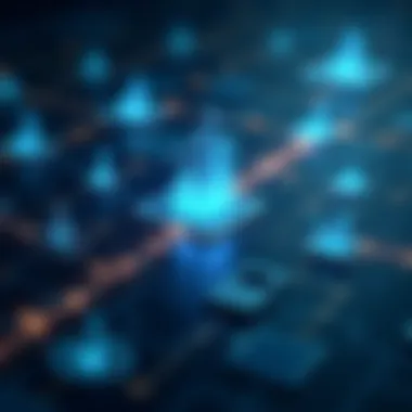 A diagram showing the integration of technology in lead generation
