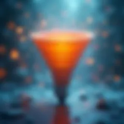 A detailed diagram illustrating the lead generation funnel